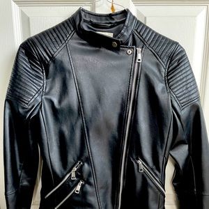 Faux leather Moto jacket